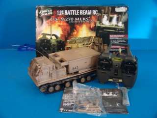 Forces of Valor R/C Tank Battle Beam US M270 MLRS Electric AA  