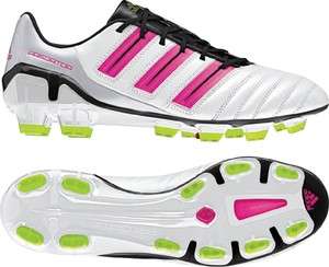 NIB Adidas Adipower Predator TRX FG White Pink Womens Soccer Cleats 