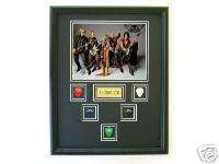AEROSMITH band group photo framed with guitar pick s  