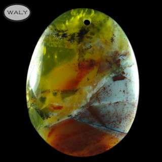 African Green Opal Pendant bead Y106340  