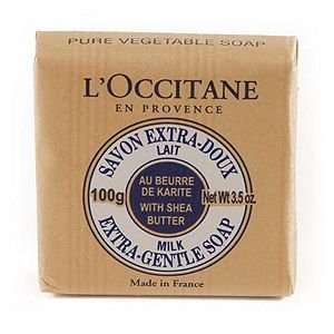  LOccitane Shea Butter Milk Soap, 3.5 oz Beauty