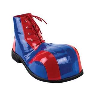 Adults Clown Costume Shoes   Blue/ Red.Opens in a new window