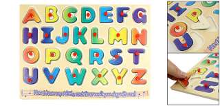 Educational A Z Alphabet Puzzle Matching Board DIY Toy for Children 