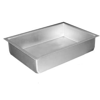 Aluminum Bake Pan Rectangular. 10 x 15 x 1 deep  