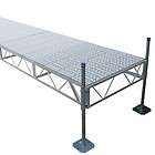 Aluminum Dock with Poly Decking Panels and Hardware 64 