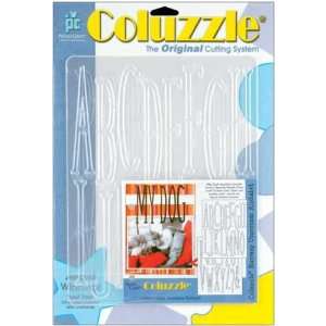   Coluzzle Alphabet Template, Runway Uppercase Arts, Crafts & Sewing