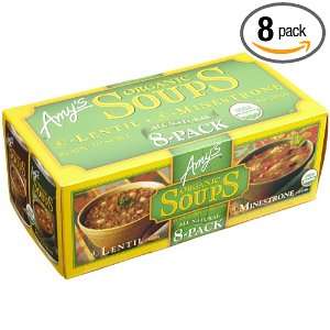  Pack, Lentil (14.5 Ounce) & Minestrone (14.1 Ounce) Soup (Pack of 8