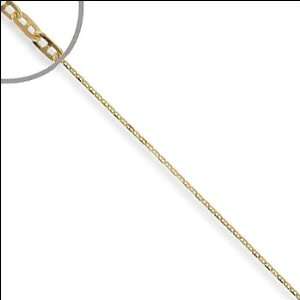   Gold, Gucci Mariner Anchor Link Chain Necklace 1mm Wide Jewelry