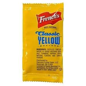 Frenchs Classic Yellow Mustard (box of 500)  Grocery 