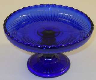 Nuutajarvi Glass Art Vintage Cobolt Blue Little Tray Dish 1930 Finland 