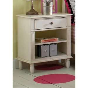   Youth Bedroom One Drawer Nightstand in Antique White