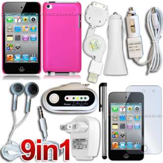   CASE COVER FM TRANSMITTER STYLUS FOR APPLE IPOD TOUCH 4TH GEN  
