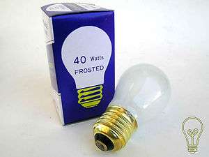 40 Watts Frosted Appliance Light Bulb Warm A15 E26 130V 808069215034 