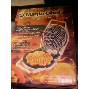  Magic Chef Cool Touch Heart Waffle Maker