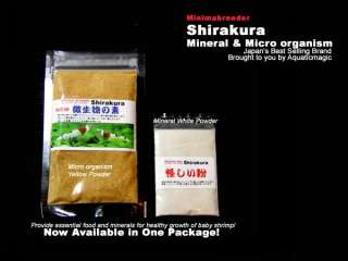 Shirakura Micro n Mineral  Crystal Red Shrimp Food CRS  