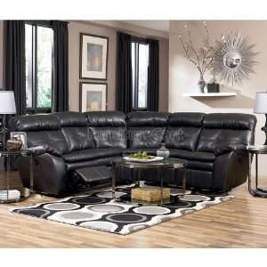 Ashley Furniture Sander DuraBlend   Charcoal Reclining Sectional 