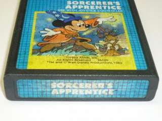 Atari 2600 Sorcerers Apprentice Game Disney Rarity 8  