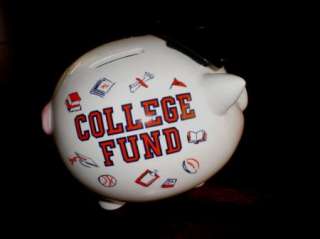 Mudpie AUBURN TIGERS Piggy BANK College Fund PIGGYBANK  