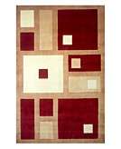    Momeni Rugs Perspective NW50 Square Dance Red customer 