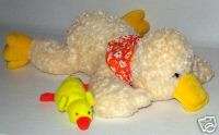AMELA Plush Yellow Duck & Baby   Easter Surprise  