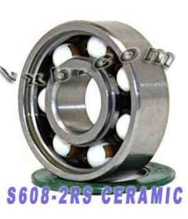 Item S608 2RS Ball Bearing Type Deep groove ball bearings Cage 