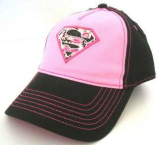 NEW Pink SUPER GIRL Black Girls Youth Hat Baseball Cap  