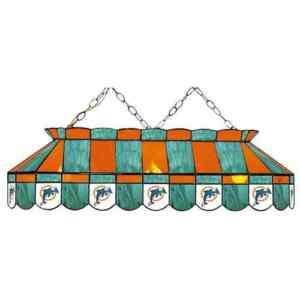 MIAMI DOLPHINS LOGO 40 CEILING LAMP POOL TABLE LIGHT  