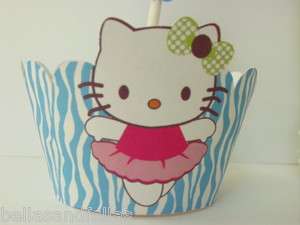 Hello Kitty cupcake wrappers, cupcake liners party supplies 