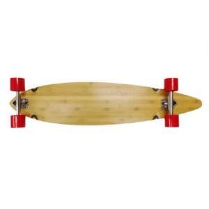 Bamboo pin tail complete Longboard Skateboard 44 X 10 
