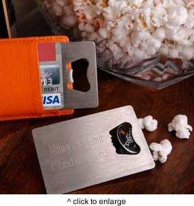 Personalized Credit Card Bottle Opener  
