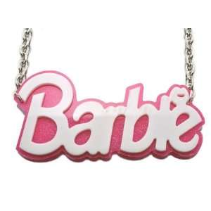  Large Pink with White Letters Acrylic Barbie and 20 Inch 