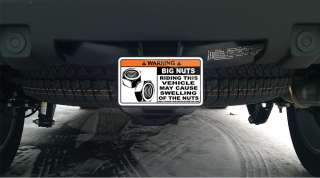 Big Nuts Warning Hitch Cover 4x4 Truck ATV SUV Balls  