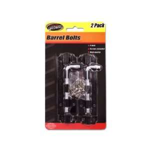  2 Pack barrel bolts with screws   Case of 96 Automotive