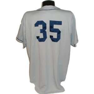   Dame Grey Throwback Game Used Baseball Jersey Sports Collectibles
