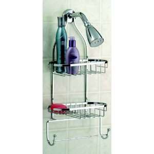   Bath Tub Shower Hanging Metal Shower Caddy Chrome Plated Steel Home