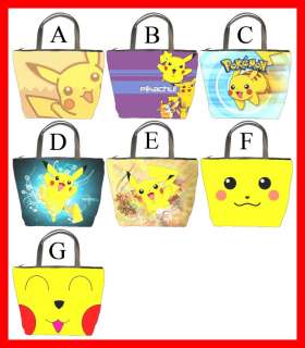 Pokemon Anime Pikachu Hot Rare Bucket Bag Purse #PICK1  