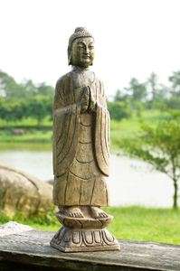 27 Resin Meditating Buddha Garden Statue  