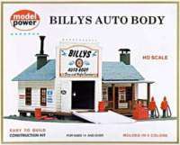 MODEL POWER BILLYS AUTO BODY HO SCALE BUILDING KIT  
