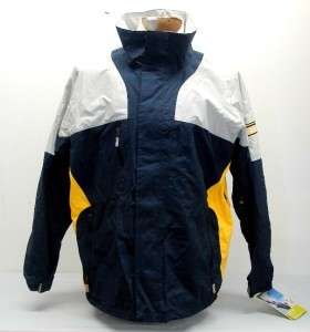 Burton Mens Snowboard Jacket XL Navy Yellow Gray NEW  