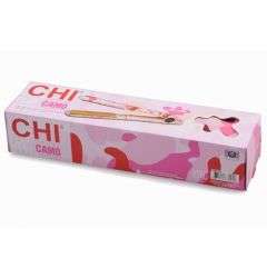 09 CHI Camo Pink Ceramic Flat Iron 1 with Travel Bag