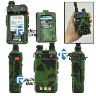   UV 5R Camouflage Color Dual Band UHF/VHF Radio + free earpiece  
