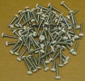 100 NEW replacement RV Camper White Screws  