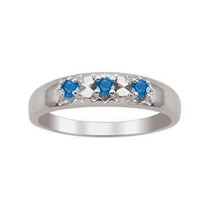  Elongated Sapphire Birthstone Ring Jewelry