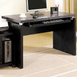   Andra Black Computer Desk with Keyboard Tray