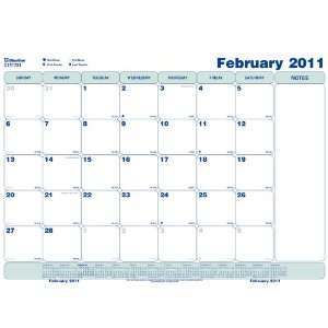 Blueline 2011 WOCO Monthly Calendar, Static Sheets, 8.5 x 