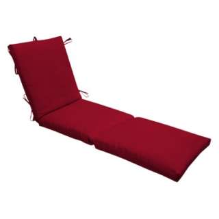 Room Essentials™ Outdoor Chaise Lounge Cushion   Red product details 