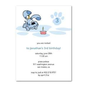  Birthday Party Invitations   Blues Clues Wishing Pup By 