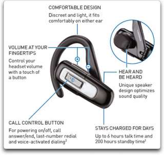  Plantronics Explorer 220 Bluetooth Headset [Bulk Packaging 