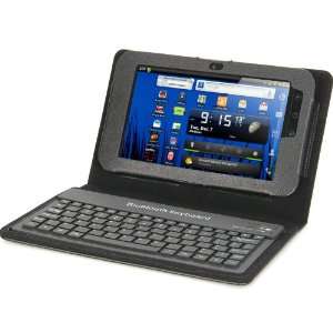   Bluetooth Keyboard Folding Leather Case For Dell Streak 7 Tablet New
