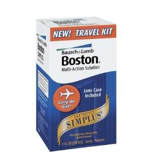Bausch & Lomb Boston Simplus Travel Kit 1 oz, 2 ct (Quantity of 3)